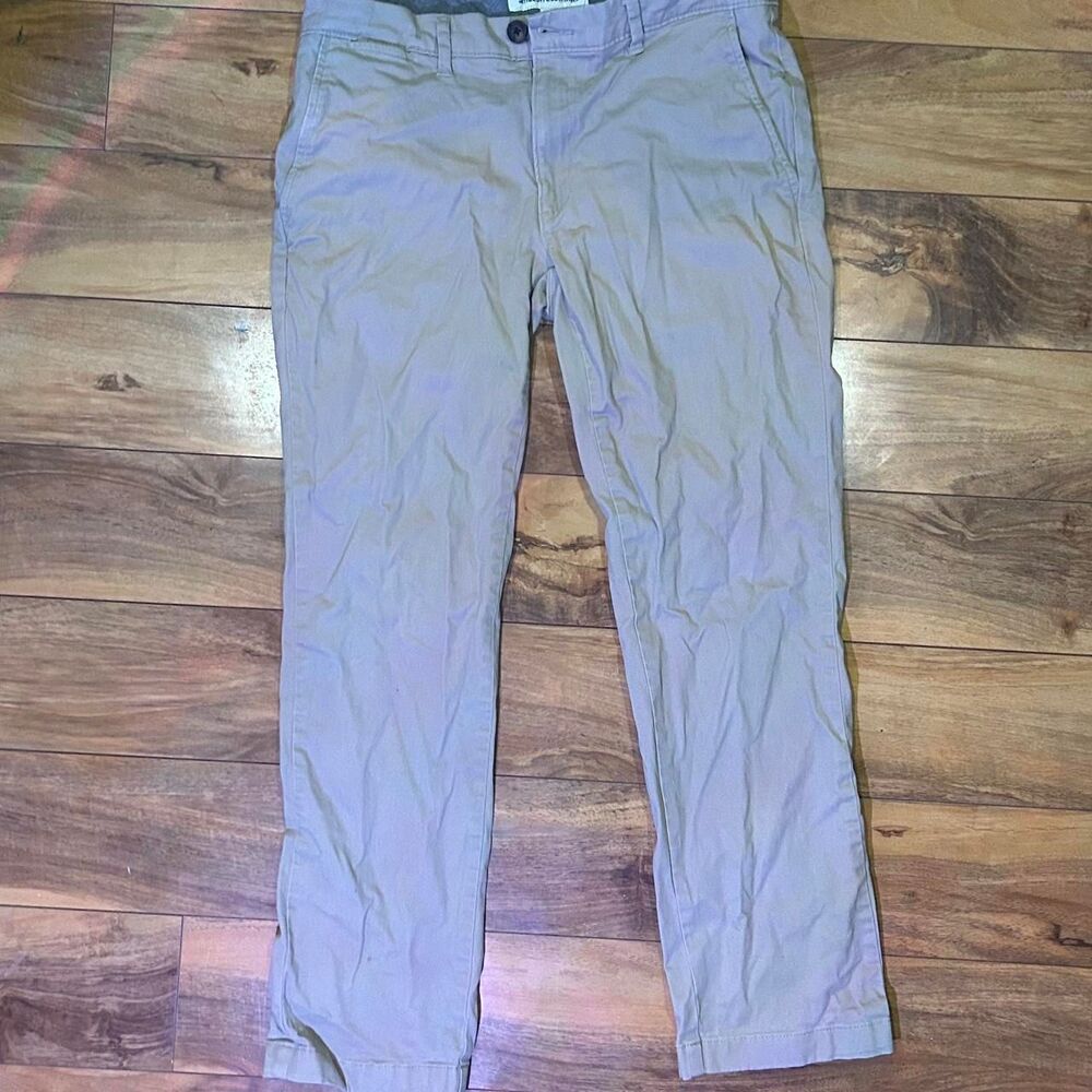 Unbranded Men's Tan and Cream Trousers